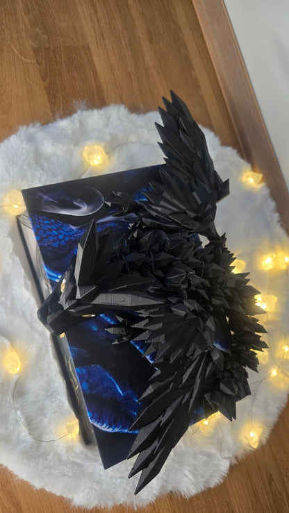 Kristalldrache groß "Tairn" - Gelenkdrache