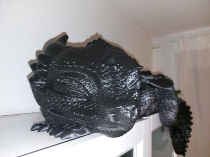 Kantenhocker / Regalhocker Drache XL / XXL