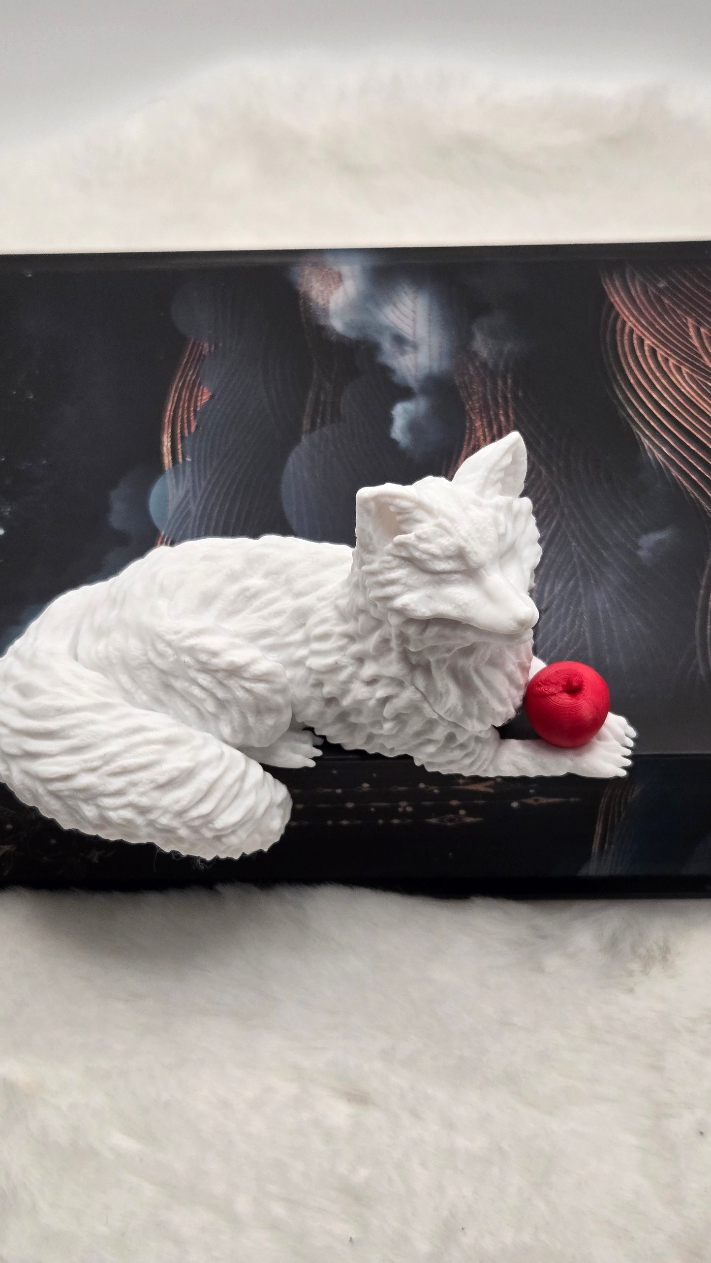 Polarfuchs Kantenhocker