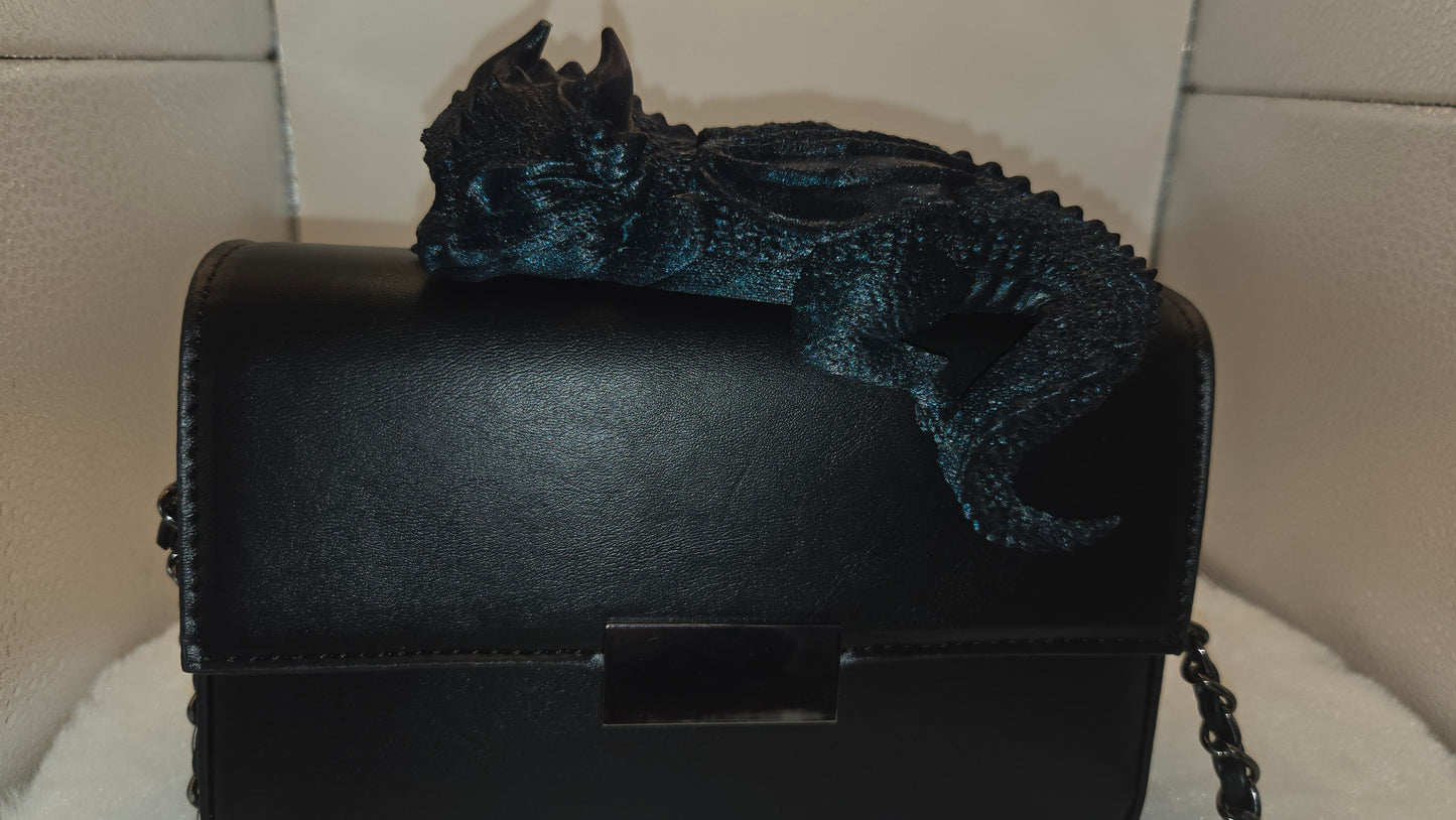 Drachen Statement Tasche – Abnehmbarer Kantenhocker