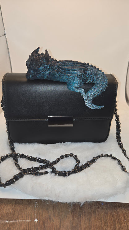 Drachen Statement Tasche – Abnehmbarer Kantenhocker