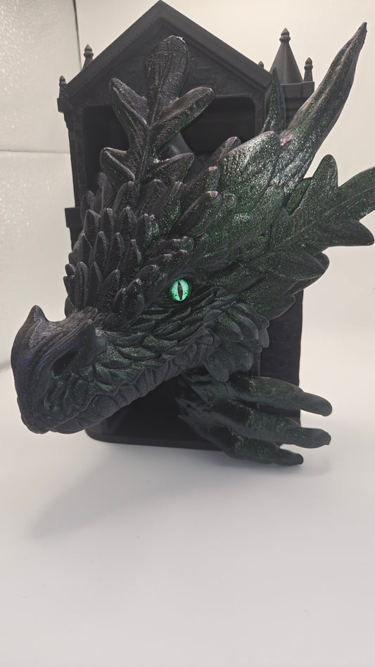 Forest Dragon Book Nook | Mystischer Laubdrache