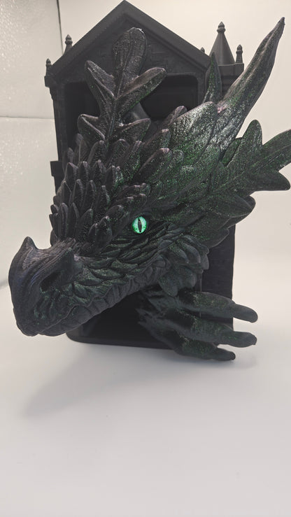Forest Dragon Book Nook | Mystischer Laubdrache