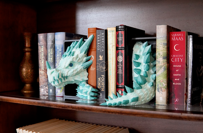 Dragon Book Nook Drachen Buchnische Crystaldragon / Kristalldrache
