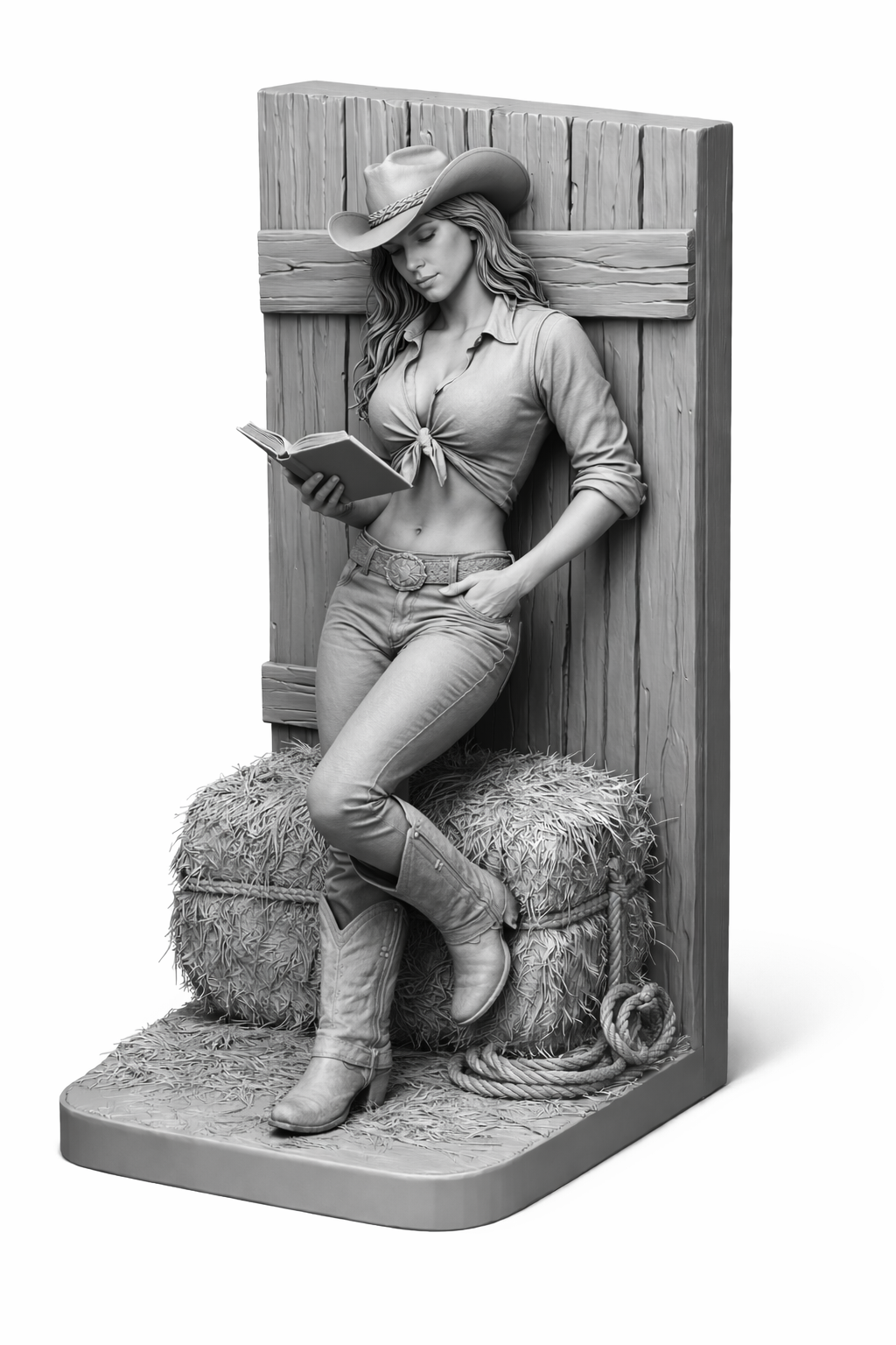 Buchstützen Cowboy / Cowboygirl