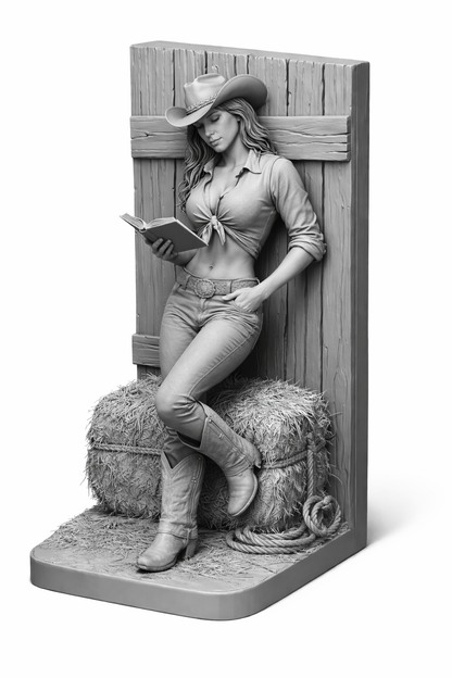 Buchstützen Cowboy / Cowboygirl